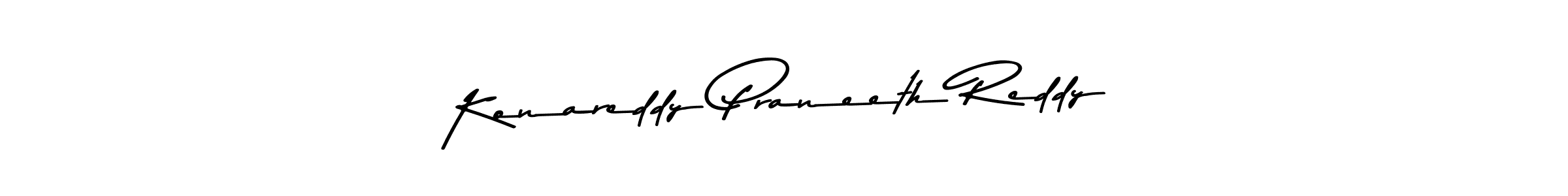 How to make Konareddy Praneeth Reddy signature? Asem Kandis PERSONAL USE is a professional autograph style. Create handwritten signature for Konareddy Praneeth Reddy name. Konareddy Praneeth Reddy signature style 9 images and pictures png