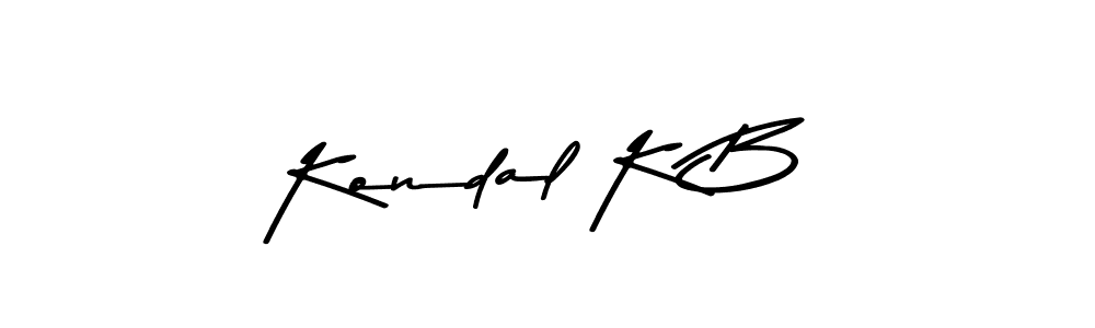if you are searching for the best signature style for your name Kondal K B. so please give up your signature search. here we have designed multiple signature styles  using Asem Kandis PERSONAL USE. Kondal K B signature style 9 images and pictures png