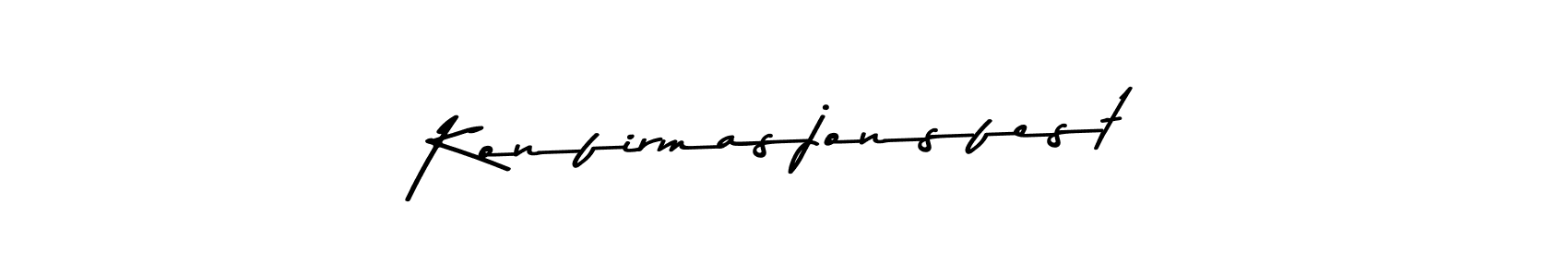 Make a beautiful signature design for name Konfirmasjonsfest. Use this online signature maker to create a handwritten signature for free. Konfirmasjonsfest signature style 9 images and pictures png