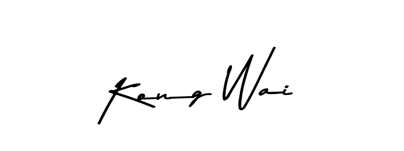You should practise on your own different ways (Asem Kandis PERSONAL USE) to write your name (Kong Wai) in signature. don't let someone else do it for you. Kong Wai signature style 9 images and pictures png