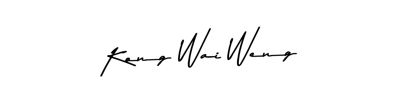 How to make Kong Wai Weng signature? Asem Kandis PERSONAL USE is a professional autograph style. Create handwritten signature for Kong Wai Weng name. Kong Wai Weng signature style 9 images and pictures png