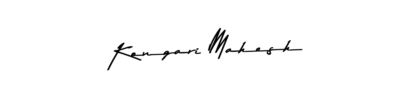 Kongari Mahesh stylish signature style. Best Handwritten Sign (Asem Kandis PERSONAL USE) for my name. Handwritten Signature Collection Ideas for my name Kongari Mahesh. Kongari Mahesh signature style 9 images and pictures png