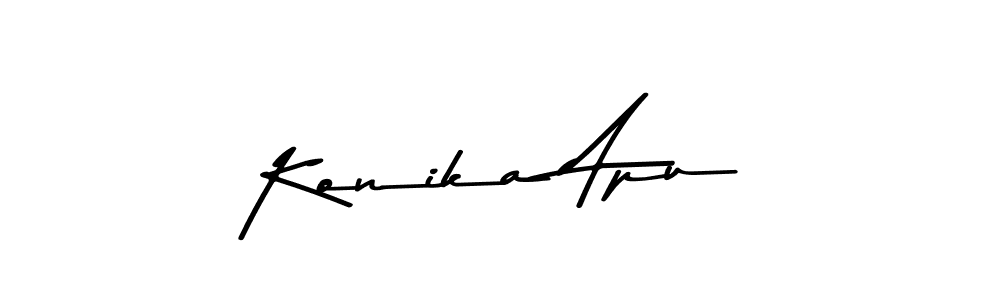 You can use this online signature creator to create a handwritten signature for the name Konika Apu. This is the best online autograph maker. Konika Apu signature style 9 images and pictures png