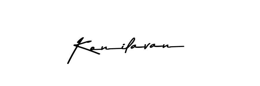 Create a beautiful signature design for name Konilavan. With this signature (Asem Kandis PERSONAL USE) fonts, you can make a handwritten signature for free. Konilavan signature style 9 images and pictures png