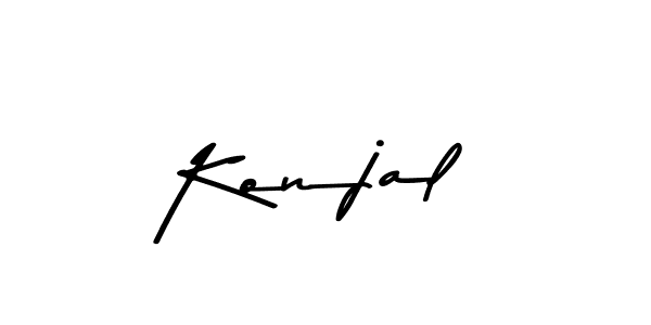 How to Draw Konjal signature style? Asem Kandis PERSONAL USE is a latest design signature styles for name Konjal. Konjal signature style 9 images and pictures png