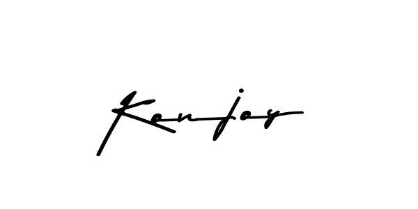 How to make Konjoy signature? Asem Kandis PERSONAL USE is a professional autograph style. Create handwritten signature for Konjoy name. Konjoy signature style 9 images and pictures png