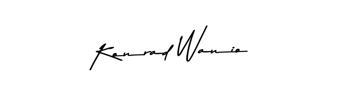 The best way (Asem Kandis PERSONAL USE) to make a short signature is to pick only two or three words in your name. The name Konrad Wanio include a total of six letters. For converting this name. Konrad Wanio signature style 9 images and pictures png