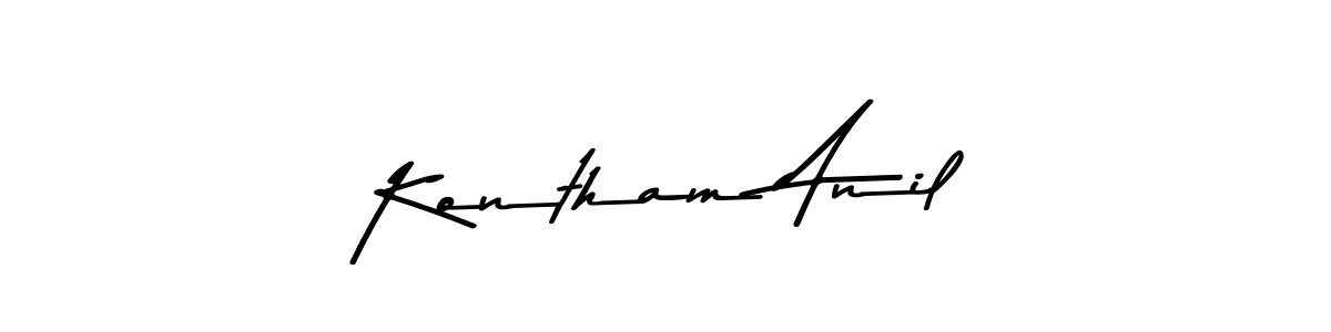 Also we have Kontham Anil name is the best signature style. Create professional handwritten signature collection using Asem Kandis PERSONAL USE autograph style. Kontham Anil signature style 9 images and pictures png