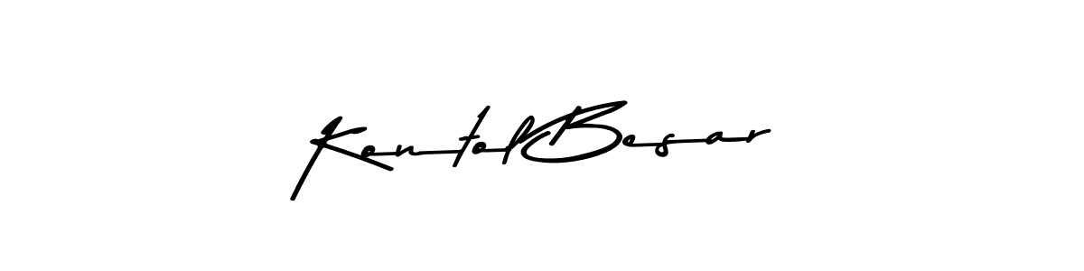 Design your own signature with our free online signature maker. With this signature software, you can create a handwritten (Asem Kandis PERSONAL USE) signature for name Kontol Besar. Kontol Besar signature style 9 images and pictures png