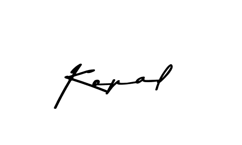 Design your own signature with our free online signature maker. With this signature software, you can create a handwritten (Asem Kandis PERSONAL USE) signature for name Kopal. Kopal signature style 9 images and pictures png