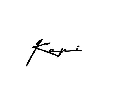 How to make Kopi name signature. Use Asem Kandis PERSONAL USE style for creating short signs online. This is the latest handwritten sign. Kopi signature style 9 images and pictures png