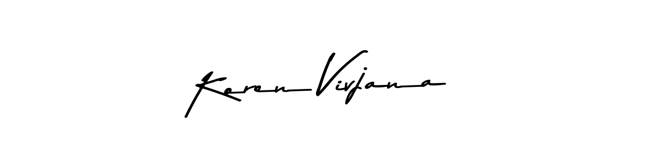 Best and Professional Signature Style for Koren Vivjana. Asem Kandis PERSONAL USE Best Signature Style Collection. Koren Vivjana signature style 9 images and pictures png
