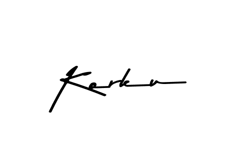 Make a short Korku signature style. Manage your documents anywhere anytime using Asem Kandis PERSONAL USE. Create and add eSignatures, submit forms, share and send files easily. Korku signature style 9 images and pictures png