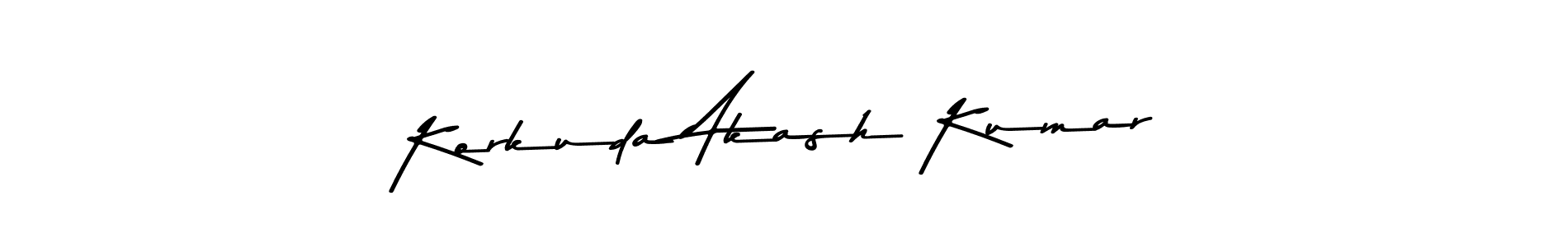 Once you've used our free online signature maker to create your best signature Asem Kandis PERSONAL USE style, it's time to enjoy all of the benefits that Korkuda Akash Kumar name signing documents. Korkuda Akash Kumar signature style 9 images and pictures png