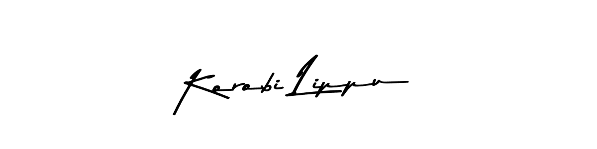 Also we have Korobi Lippu name is the best signature style. Create professional handwritten signature collection using Asem Kandis PERSONAL USE autograph style. Korobi Lippu signature style 9 images and pictures png