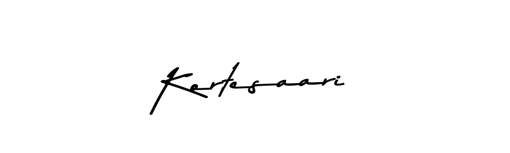 How to Draw Kortesaari signature style? Asem Kandis PERSONAL USE is a latest design signature styles for name Kortesaari. Kortesaari signature style 9 images and pictures png