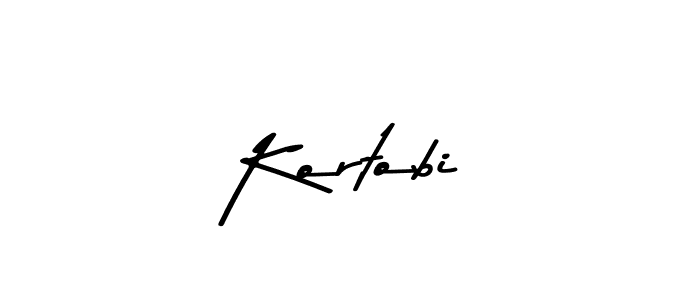 Kortobi stylish signature style. Best Handwritten Sign (Asem Kandis PERSONAL USE) for my name. Handwritten Signature Collection Ideas for my name Kortobi. Kortobi signature style 9 images and pictures png