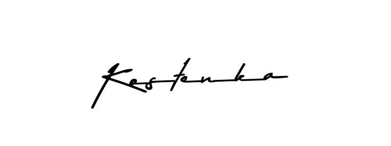 Design your own signature with our free online signature maker. With this signature software, you can create a handwritten (Asem Kandis PERSONAL USE) signature for name Kostenka. Kostenka signature style 9 images and pictures png