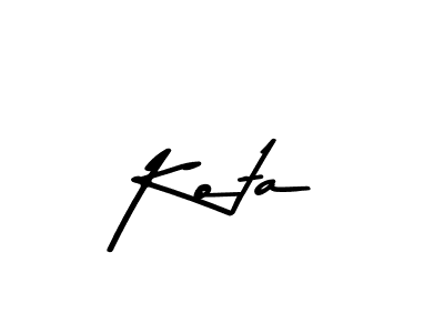 Use a signature maker to create a handwritten signature online. With this signature software, you can design (Asem Kandis PERSONAL USE) your own signature for name Kota. Kota signature style 9 images and pictures png