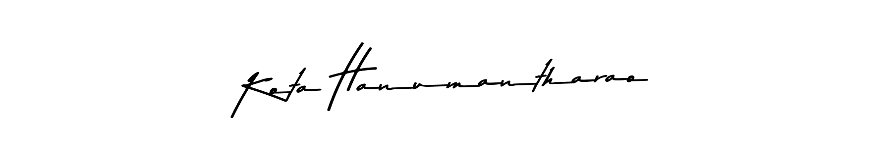 Also we have Kota Hanumantharao name is the best signature style. Create professional handwritten signature collection using Asem Kandis PERSONAL USE autograph style. Kota Hanumantharao signature style 9 images and pictures png