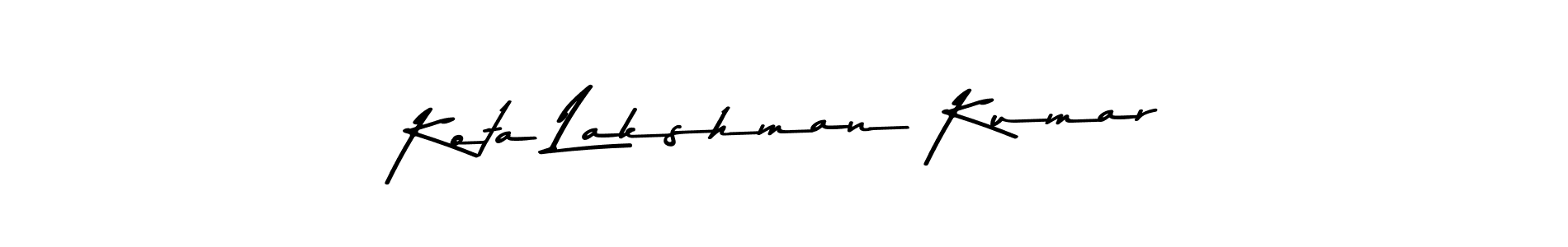 You should practise on your own different ways (Asem Kandis PERSONAL USE) to write your name (Kota Lakshman Kumar) in signature. don't let someone else do it for you. Kota Lakshman Kumar signature style 9 images and pictures png