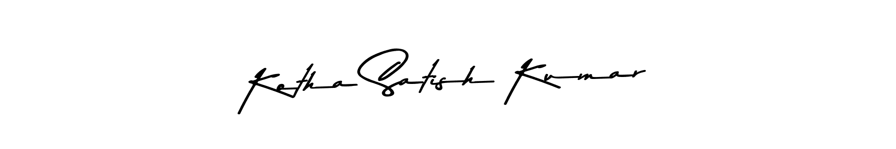 See photos of Kotha Satish Kumar official signature by Spectra . Check more albums & portfolios. Read reviews & check more about Asem Kandis PERSONAL USE font. Kotha Satish Kumar signature style 9 images and pictures png