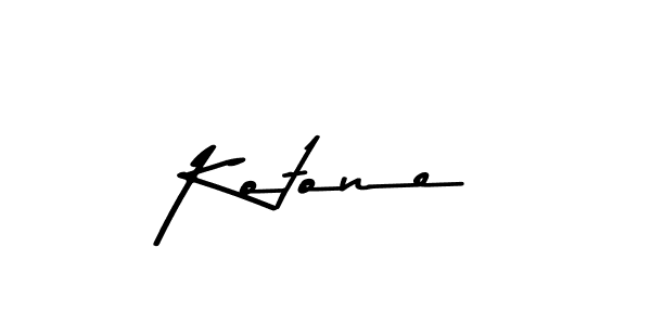 Design your own signature with our free online signature maker. With this signature software, you can create a handwritten (Asem Kandis PERSONAL USE) signature for name Kotone. Kotone signature style 9 images and pictures png