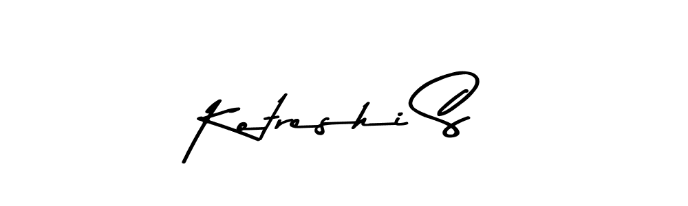 Also we have Kotreshi S name is the best signature style. Create professional handwritten signature collection using Asem Kandis PERSONAL USE autograph style. Kotreshi S signature style 9 images and pictures png