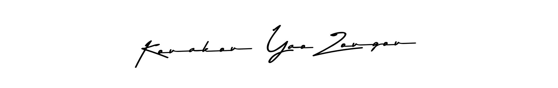Kouakou  Yao Zougou stylish signature style. Best Handwritten Sign (Asem Kandis PERSONAL USE) for my name. Handwritten Signature Collection Ideas for my name Kouakou  Yao Zougou. Kouakou  Yao Zougou signature style 9 images and pictures png