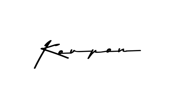 You should practise on your own different ways (Asem Kandis PERSONAL USE) to write your name (Koupon) in signature. don't let someone else do it for you. Koupon signature style 9 images and pictures png