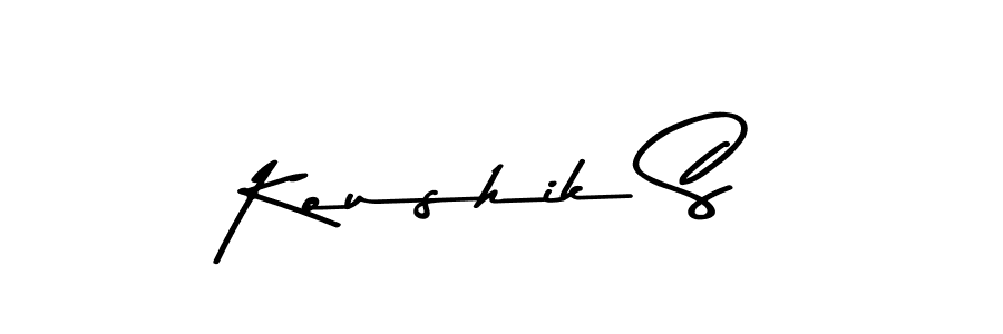 Here are the top 10 professional signature styles for the name Koushik S. These are the best autograph styles you can use for your name. Koushik S signature style 9 images and pictures png