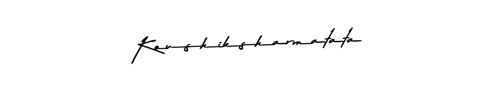 Use a signature maker to create a handwritten signature online. With this signature software, you can design (Asem Kandis PERSONAL USE) your own signature for name Koushiksharmatata. Koushiksharmatata signature style 9 images and pictures png
