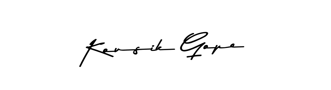 Similarly Asem Kandis PERSONAL USE is the best handwritten signature design. Signature creator online .You can use it as an online autograph creator for name Kousik Gope. Kousik Gope signature style 9 images and pictures png