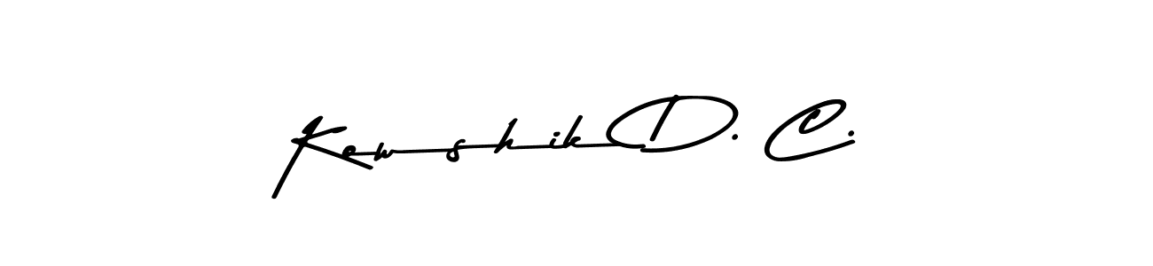 Once you've used our free online signature maker to create your best signature Asem Kandis PERSONAL USE style, it's time to enjoy all of the benefits that Kowshik D. C. name signing documents. Kowshik D. C. signature style 9 images and pictures png