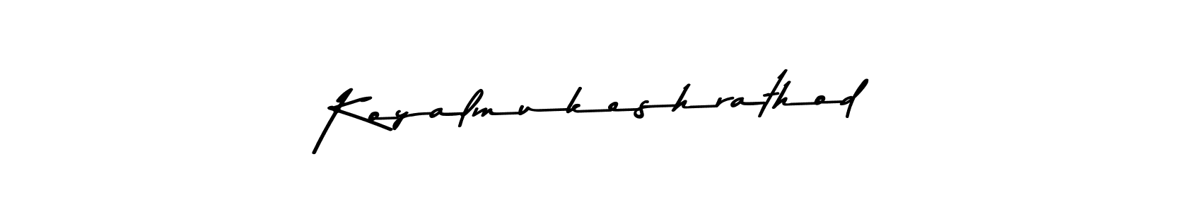 You should practise on your own different ways (Asem Kandis PERSONAL USE) to write your name (Koyalmukeshrathod) in signature. don't let someone else do it for you. Koyalmukeshrathod signature style 9 images and pictures png