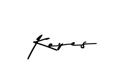 The best way (Asem Kandis PERSONAL USE) to make a short signature is to pick only two or three words in your name. The name Koyes include a total of six letters. For converting this name. Koyes signature style 9 images and pictures png