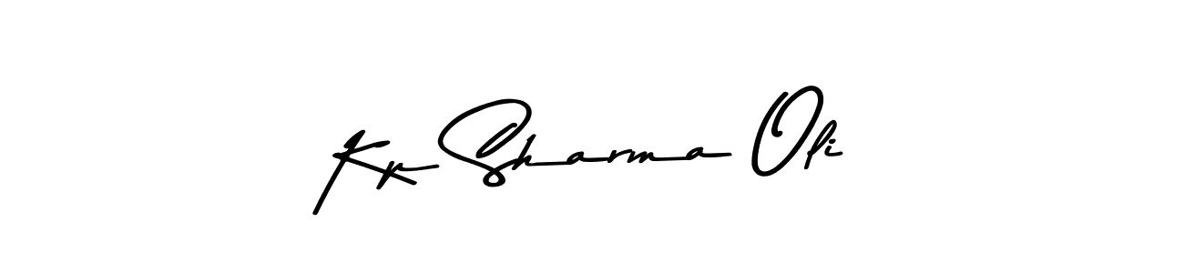 Use a signature maker to create a handwritten signature online. With this signature software, you can design (Asem Kandis PERSONAL USE) your own signature for name Kp Sharma Oli. Kp Sharma Oli signature style 9 images and pictures png