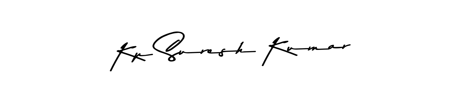 Design your own signature with our free online signature maker. With this signature software, you can create a handwritten (Asem Kandis PERSONAL USE) signature for name Kp Suresh Kumar. Kp Suresh Kumar signature style 9 images and pictures png