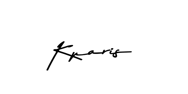 This is the best signature style for the Kparis name. Also you like these signature font (Asem Kandis PERSONAL USE). Mix name signature. Kparis signature style 9 images and pictures png