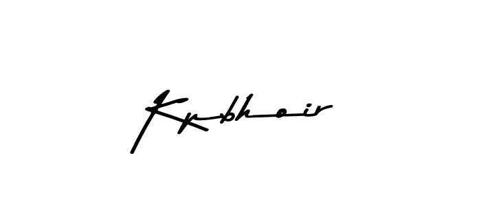 You should practise on your own different ways (Asem Kandis PERSONAL USE) to write your name (Kpbhoir) in signature. don't let someone else do it for you. Kpbhoir signature style 9 images and pictures png