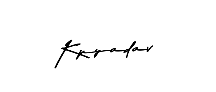 How to Draw Kpyadav signature style? Asem Kandis PERSONAL USE is a latest design signature styles for name Kpyadav. Kpyadav signature style 9 images and pictures png