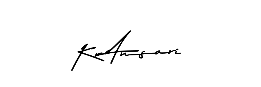 How to make Kr Ansari signature? Asem Kandis PERSONAL USE is a professional autograph style. Create handwritten signature for Kr Ansari name. Kr Ansari signature style 9 images and pictures png