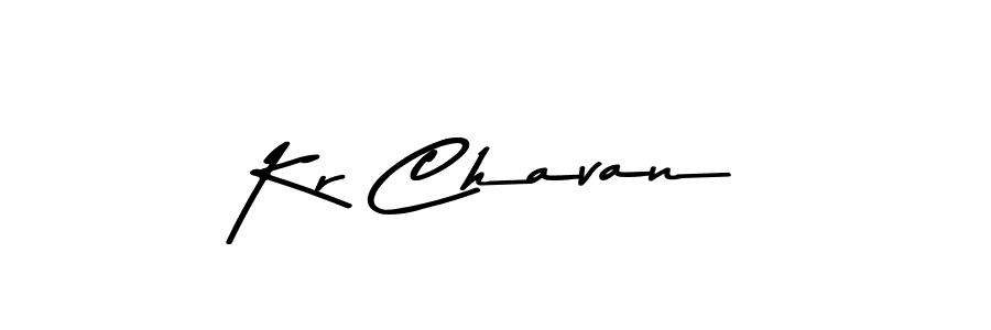 Create a beautiful signature design for name Kr Chavan. With this signature (Asem Kandis PERSONAL USE) fonts, you can make a handwritten signature for free. Kr Chavan signature style 9 images and pictures png