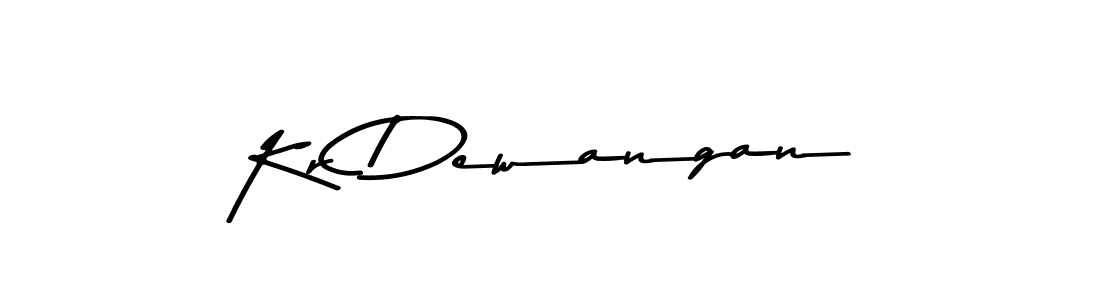Make a beautiful signature design for name Kr Dewangan. With this signature (Asem Kandis PERSONAL USE) style, you can create a handwritten signature for free. Kr Dewangan signature style 9 images and pictures png
