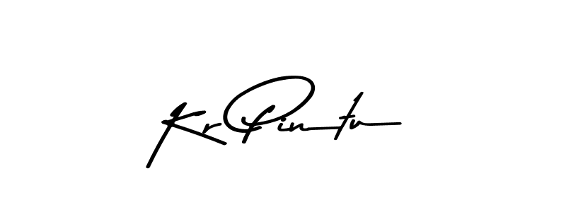 Design your own signature with our free online signature maker. With this signature software, you can create a handwritten (Asem Kandis PERSONAL USE) signature for name Kr Pintu. Kr Pintu signature style 9 images and pictures png