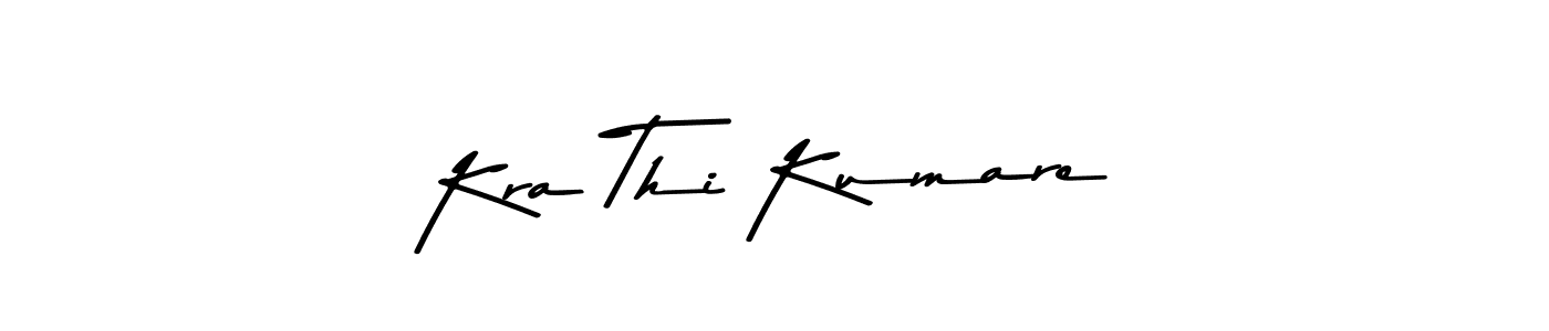 Use a signature maker to create a handwritten signature online. With this signature software, you can design (Asem Kandis PERSONAL USE) your own signature for name Kra Thi Kumare. Kra Thi Kumare signature style 9 images and pictures png
