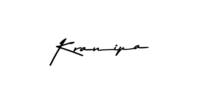 Design your own signature with our free online signature maker. With this signature software, you can create a handwritten (Asem Kandis PERSONAL USE) signature for name Kranipa. Kranipa signature style 9 images and pictures png