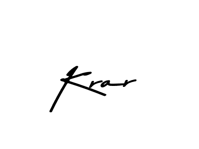 Also we have Krar name is the best signature style. Create professional handwritten signature collection using Asem Kandis PERSONAL USE autograph style. Krar signature style 9 images and pictures png