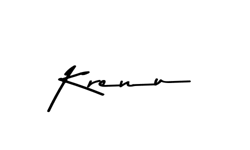 Here are the top 10 professional signature styles for the name Krenu. These are the best autograph styles you can use for your name. Krenu signature style 9 images and pictures png