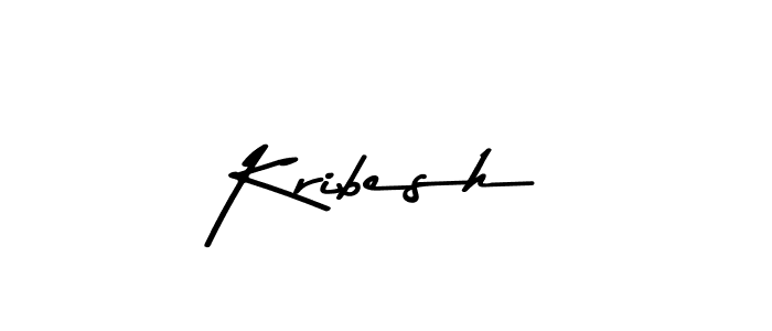 How to make Kribesh name signature. Use Asem Kandis PERSONAL USE style for creating short signs online. This is the latest handwritten sign. Kribesh signature style 9 images and pictures png